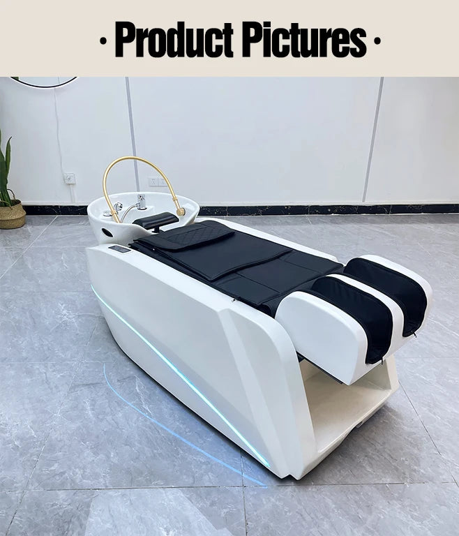 Japanese Head Spa Hair Washing Massage Bed Station Massage bed With Steam SPA Head Water Therapy