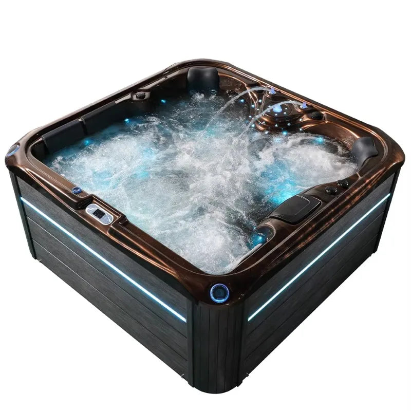 Bath Massage Hot Tub Spa Outdoor Jacuzzi Hot Tub Massage Outdoor Freestanding Bath Massage