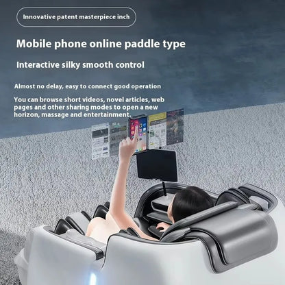 Luxury 4D SL Track 3D Zero Gravity Massage Chair Modern High End Electric Dual Core Zero Gravity Full Body  Massage Chair