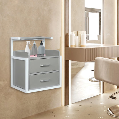 Multifunktionale Salonwagen Wandmontierter Friseurschrank Friseursalon Spezial Dauerwellen-Färbemittel-Ablageregal Möbel