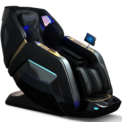 OEM Modernes Shiatsu-Massagegerät, Durchblutung, SL-Schiene, Ganzkörper-Luxus-4D-AI-Schwerelosigkeits-Massagesessel