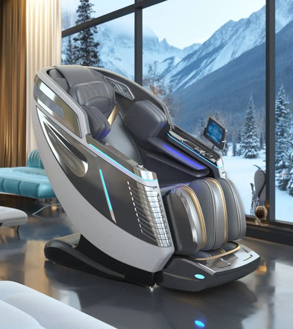 New Tech Zero Gravity Ganzkörper-Luxus-Luftsack, ersetzt Sofa, Sonic Massage, Smart Dual Core elektrischer Massagesessel