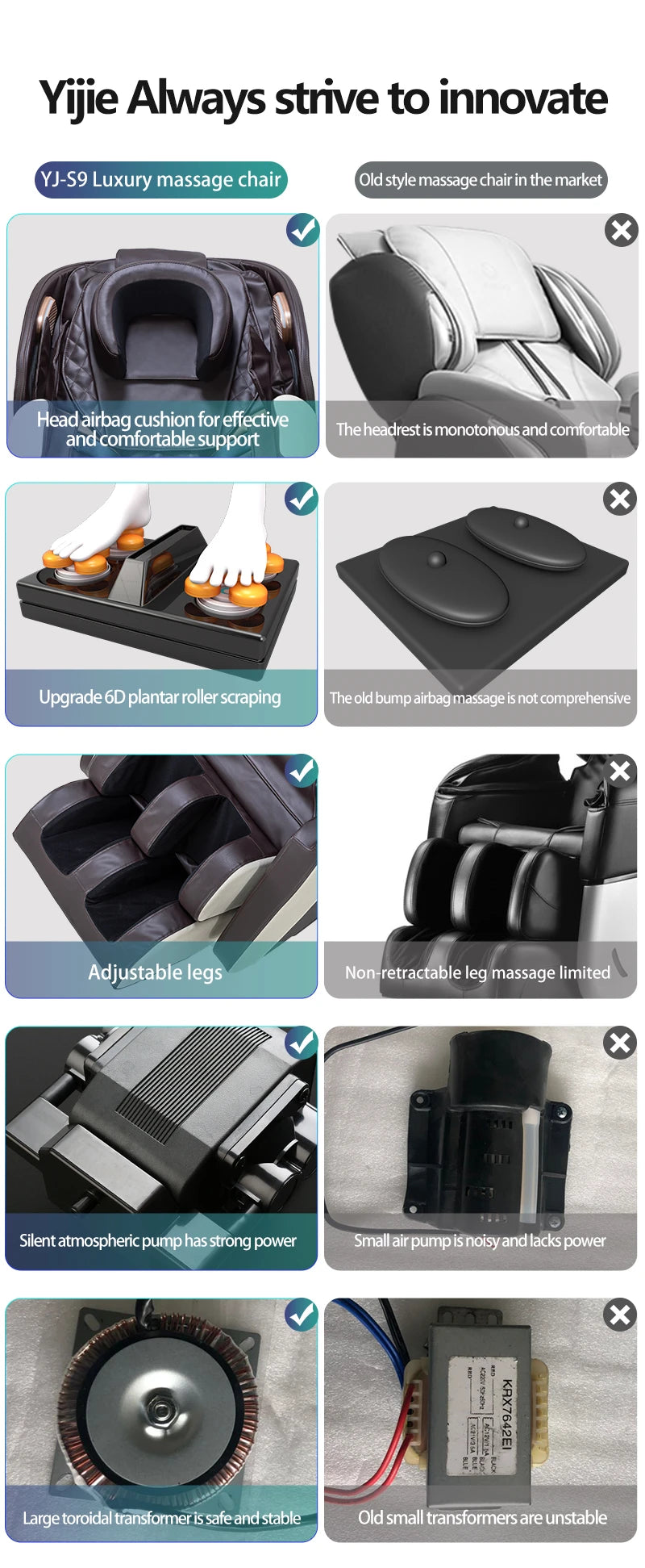 4D Ganzkörper-Massagesessel Zero Gravity Shiatsu-Massagesessel Bluetooth-Lautsprecher, Airbags, Heizung und Fußmassage