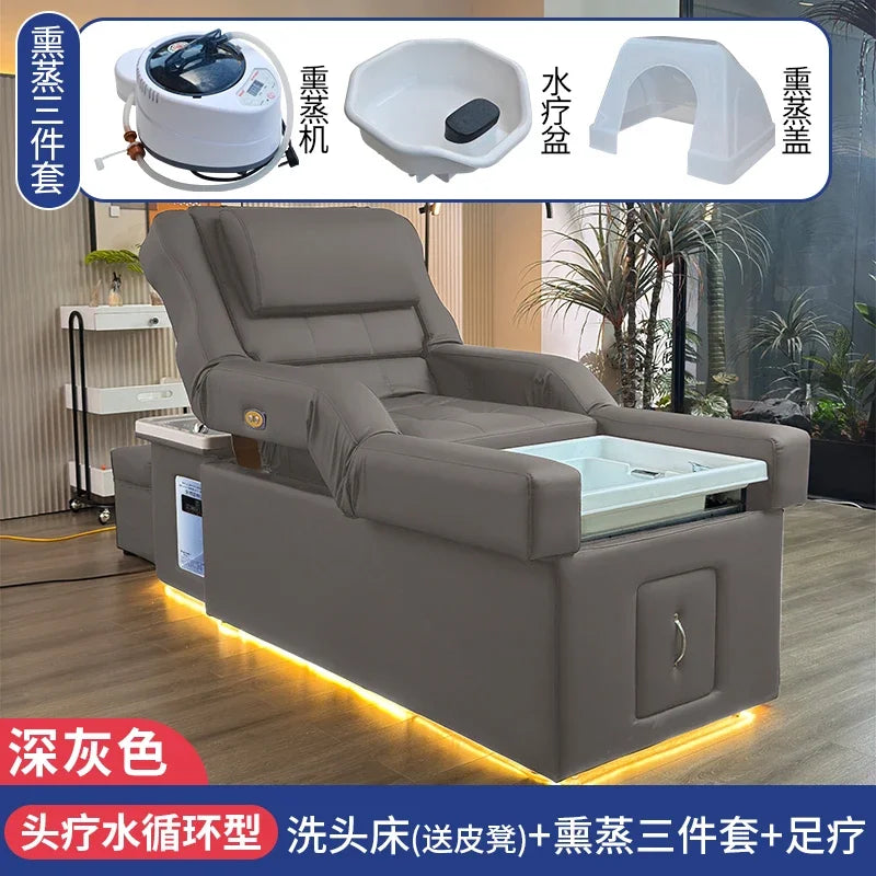 FTElectric lifting foot bath sofa integrated bed high-end shampoo foot bed