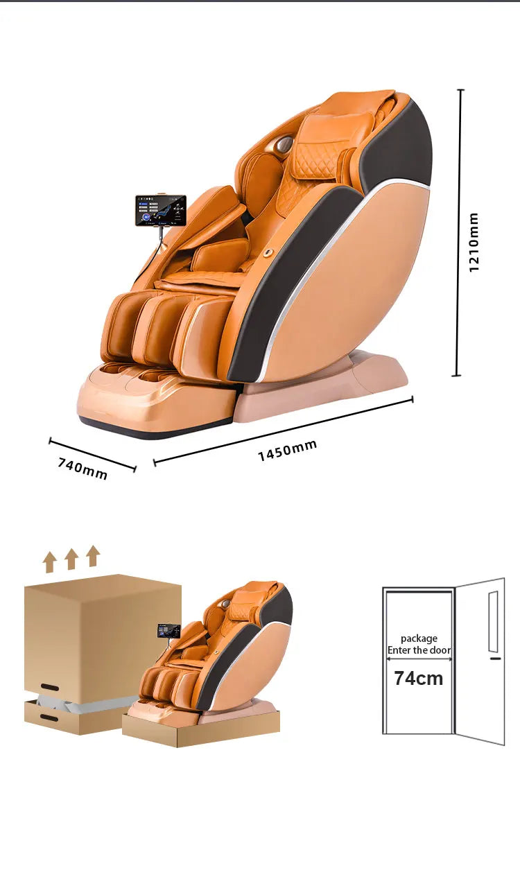 Massage Chair Luxury 5d Zero High-End Luxury Full Body 8D Zero Gravity Home Massage Chair Electric Stretching Features