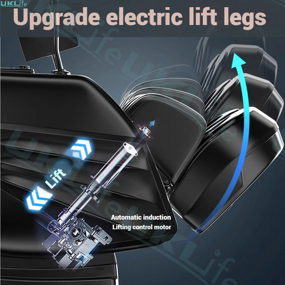 2025 Upgrade 6D Jade-Rollen-Massagesessel mit KI-Sprachsteuerung, automatischem Körperscan, Thai-Stretching & Handyhalter – Schwerelosigkeit F