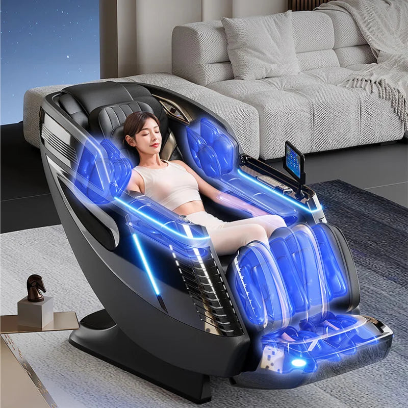 Dual Core 4D Electric Massage Chair Thai Stretch Electric Leg Lift Massage Triple Control Operation‌ Home Office Leisure Sofa