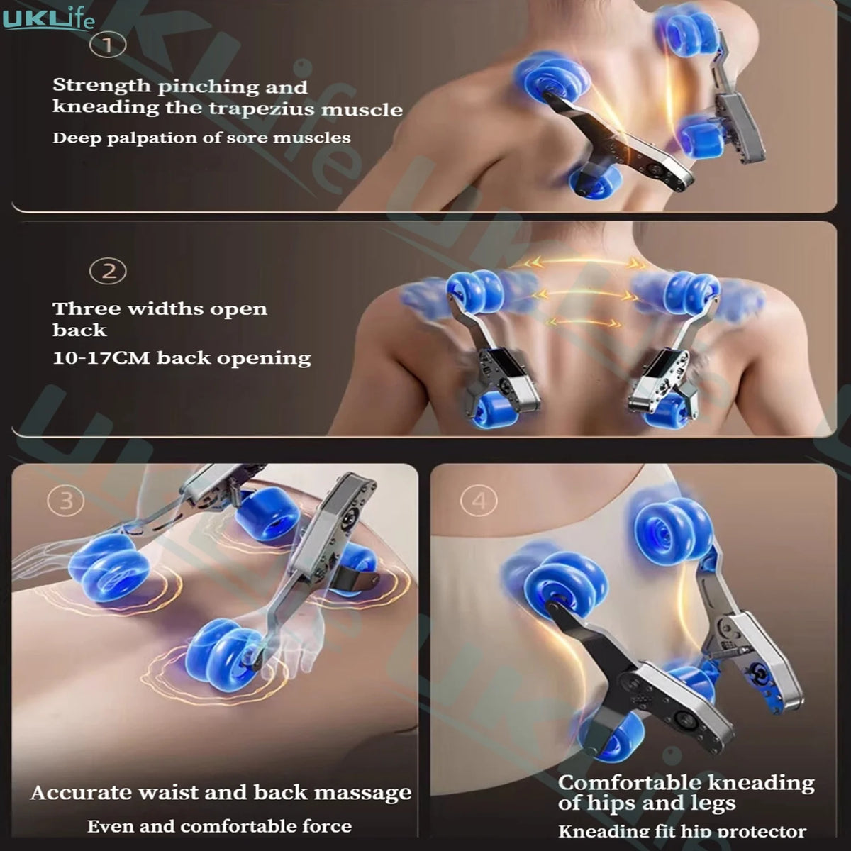 Neuer Dual Core Massagesessel 2025 Fortschrittlicher 4D Zero Gravity Body Scan Ganzkörper-Airbag Shiatsu Rücken- und Fußrollen-Liegesessel für Zuhause