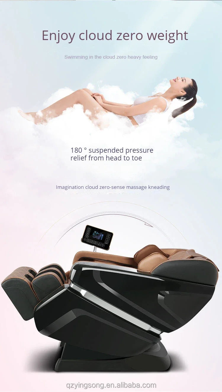 OEM Modern Shiatsu Massager Blood Circulation SL Track Full Body Luxury 4d Ai Zero Gravity Massage Chair