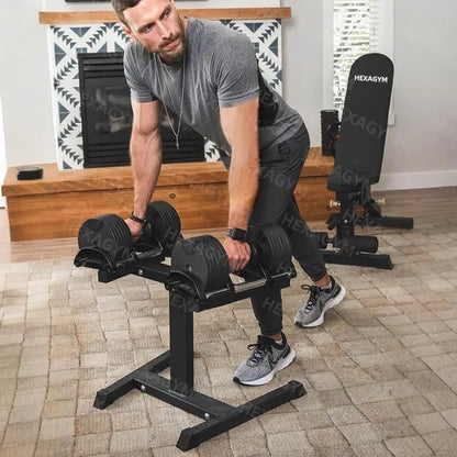 adjustable dumbbell bracket matching 32Kg iron size men's home fitness electroplating paint