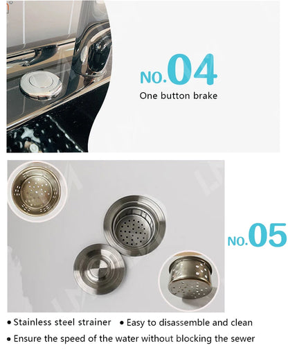 Modern Freestanding Ozone Massage Spa Bathtub with Shower Head for Pet Grooming & Cleansing Bath Whirlpool for Bathroom