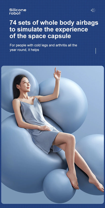 Home Use Automatic Multi-Function Full-Body Space Capsule Zero-Gravity Smart SL Dual-Track Massage Chair - Factory Direct