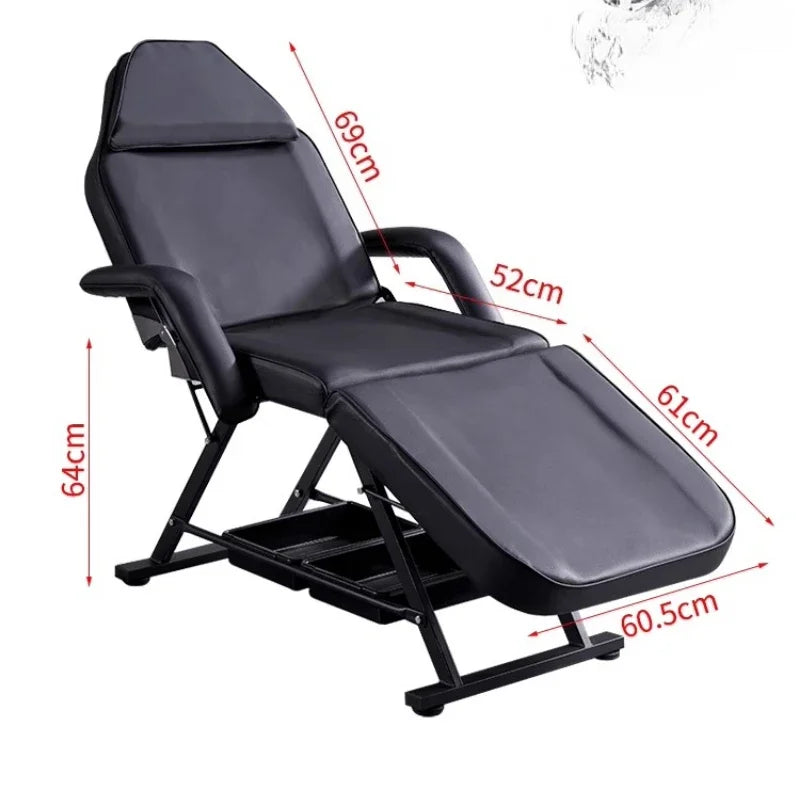 Tattoo Lounge Massage Tables Beauty Knead Comfort Iron Massage Tables Sleep PU Leather Furniture Letti Per Massaggi MH