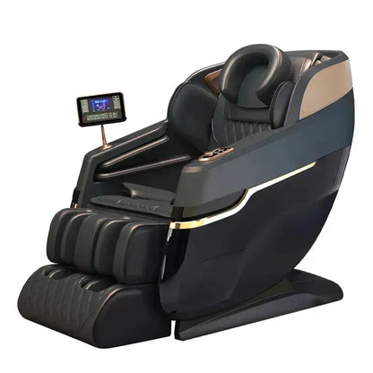4D SL Tracking Massagesessel, Zero Gravity Liegesessel, Ganzkörper-Airbag-Massagesofa, Bürostuhl mit Touchscreen, 3 Jahre