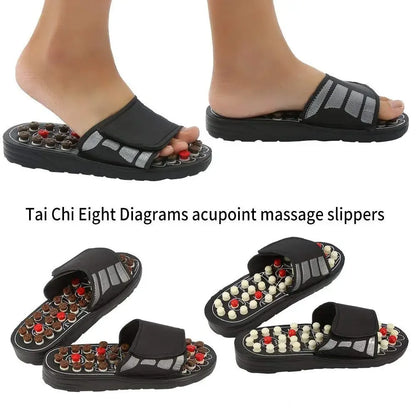 Fußmassage-Hausschuhe Akupunktur-Therapie Massage-Schuhe zur Aktivierung von Fuß-Akupunkturpunkten Reflexzonen-Fußpflege-Massage-Sandale