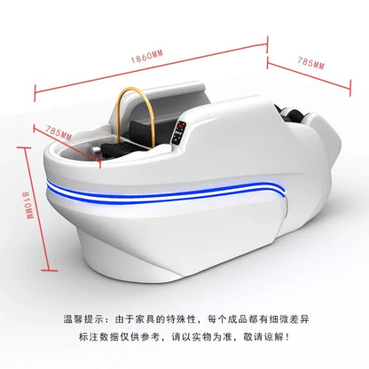 M178 Automatisches intelligentes elektrisches Massage-Shampoo-Bett für Friseursalons, spezielles Wasserzirkulations-Haarpflegebett