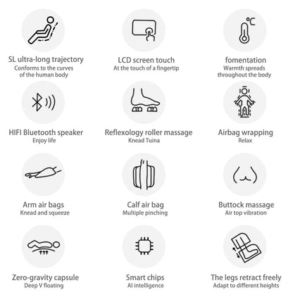 Massagesessel Sofa Ecke Informationen Elektrischer Zero Gravity Massagesessel