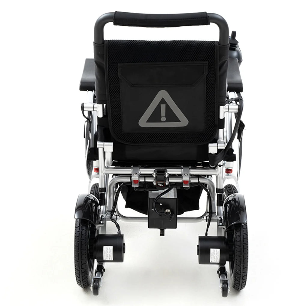 2025 Hot Sale Medical Lightweight Folding Electric Wheelchair For Elderly Remote Control Lithium Battery