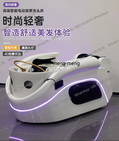 Intelligente Massageshampoo-Stühle Friseursalon Dusch-Friseurwaschbecken Wasserkreislauf Begasungs-Salonmöbel Champú