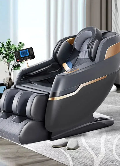Massage Chair Gravity 3d Calf Full Body Massage Seat Chair Vibrating Smart Terapy 8 Roller