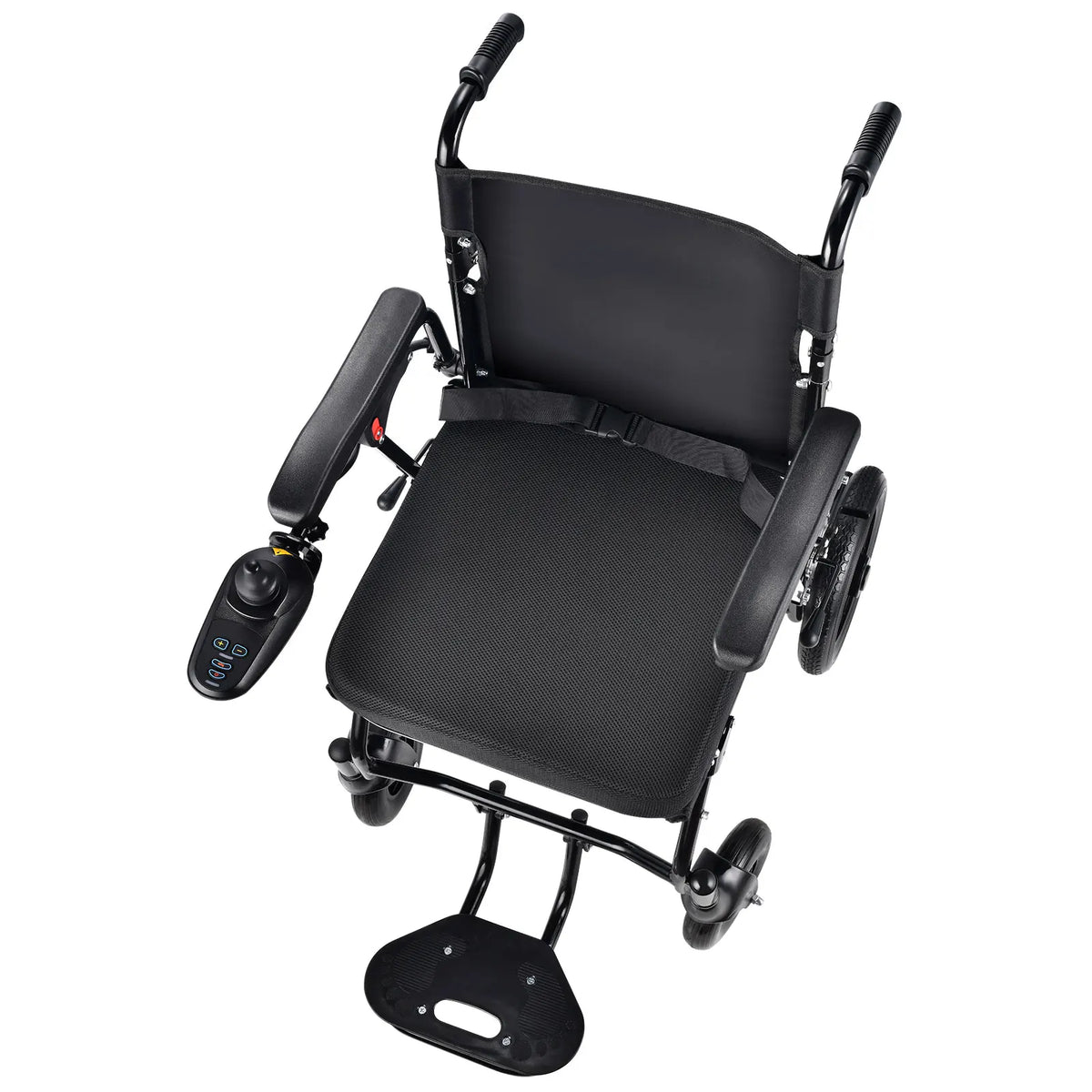 Hochwertiger faltbarer Elektrorollstuhl aus Aluminiumlegierung – Automatischer Gehwagen und Rollator für ältere und behinderte Pendler