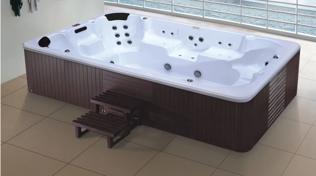 3600X2300X960mm 8 people Swimming Pool whirlpool Bathtub Acrylic Hydromassage Surfing Massage SPA H5360A