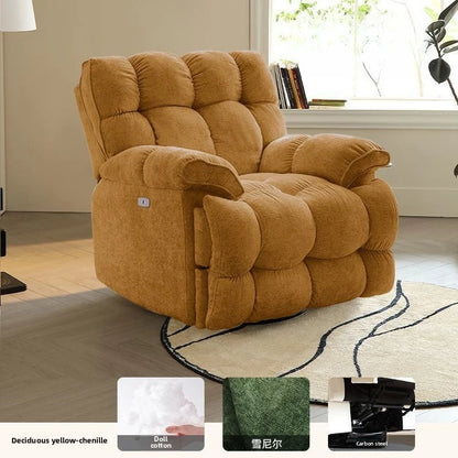 Smart Elektrischer Lazy-Sofa-Sessel Wohnzimmer Modern Einzelsitz mit Schlafmodus Multifunktionales Design Komfortable Ruhe