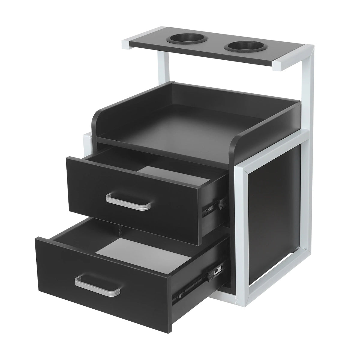 Multifunktionale Salonwagen Wandmontierter Friseurschrank Friseursalon Spezial Dauerwellen-Färbemittel-Ablageregal Möbel