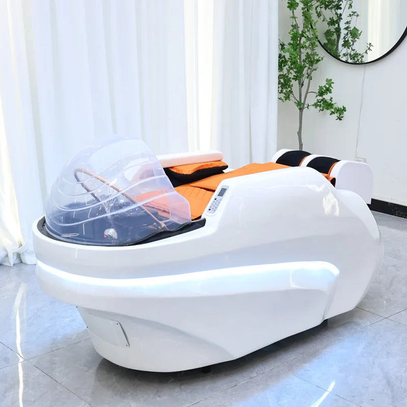 Customization Color 4D Full Body Massage Shampoo Bed Beauty Salon Hair Washing Spa Head Therapy Bed for Barbershop