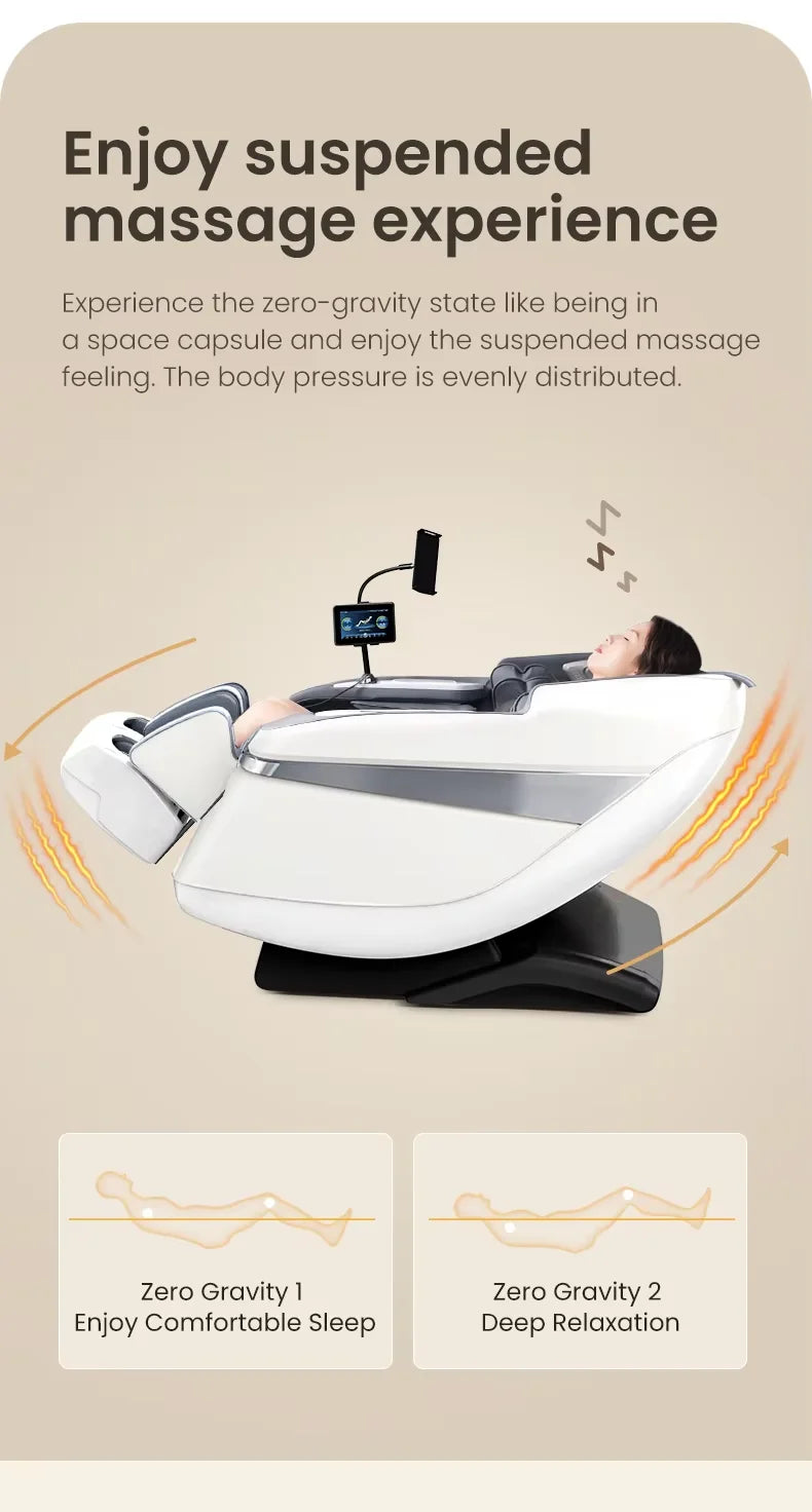 Massage Chair Full Body New Model Home Office Factory Electric Heating Kneading Luxury Zero Gravity Recliner Massage Chair