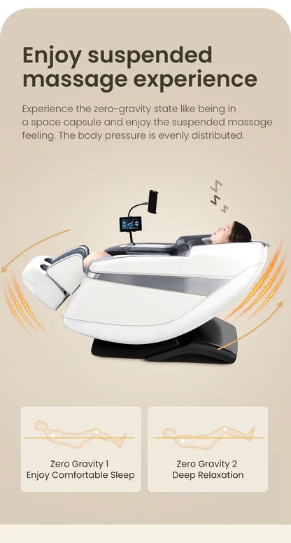 Massage Chair Full Body New Model Home Office Factory Electric Heating Kneading Luxury Zero Gravity Recliner Massage Chair