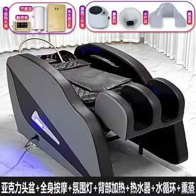 Automatic Smart Electric Massage Shampoo Bed Top Grade Beauty Salon Massage Table Comfort Artifact Salon Furniture Silla FYSC