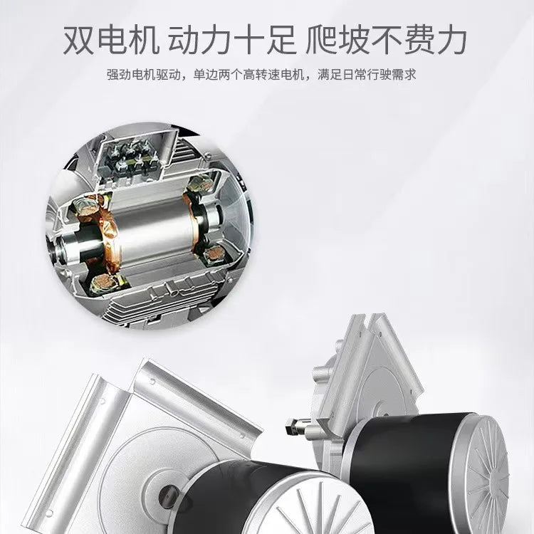 Electric wheelchair Automatic intelligent 24V electric wheelchair Special for the elderly Disabled scooter Foldable