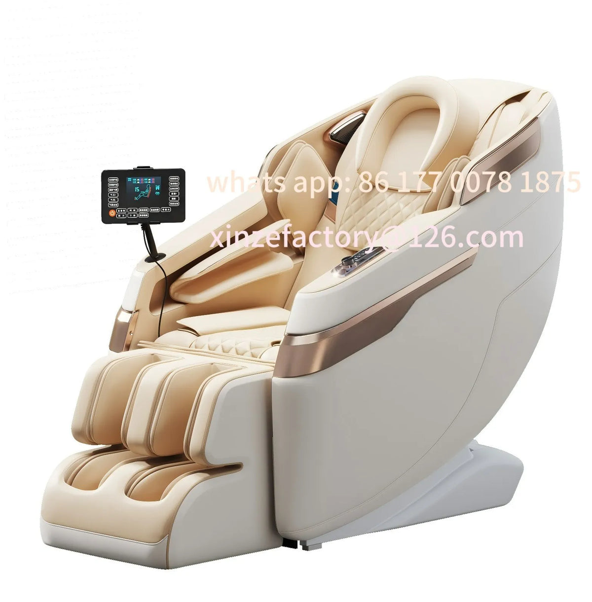 Anpassbarer Massagesessel, Smart, Vollautomatisch, Ganzkörpermassage, Multifunktional, Seniorenfreundlich, Deluxe