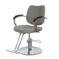 Verstellbarer Friseurstuhl mit Hydrauliklift 360° drehbar, PU-Leder Salonstuhl für Friseure, Beauty Spa Friseurladen