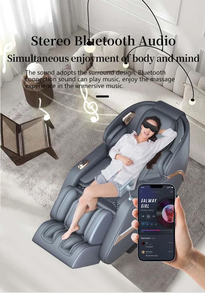 Massage Chair Full Body New Model Home Office Factory Electric Heating Kneading Luxury Zero Gravity Recliner Massage Chair