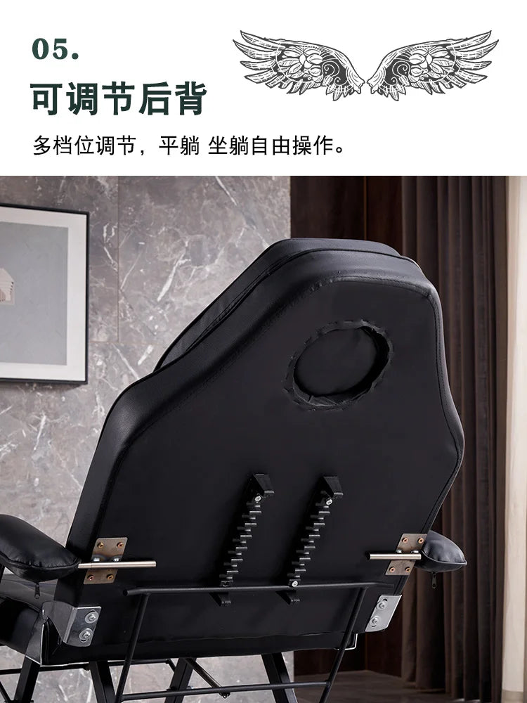 Tattoo Lounge Massage Tables Beauty Knead Comfort Iron Massage Tables Sleep PU Leather Furniture Letti Per Massaggi MH