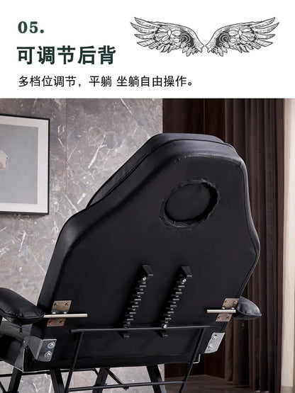 Tattoo Lounge Massage Tables Beauty Knead Comfort Iron Massage Tables Sleep PU Leather Furniture Letti Per Massaggi MH