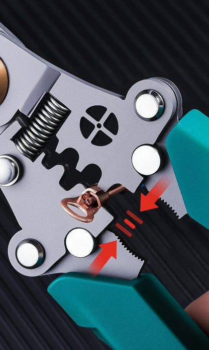 Multifunctional Wire Stripper &amp; Electrical Test Pen – Foldable Cable Cutter &amp; Crimper Tool