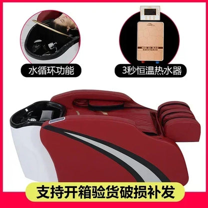 M178 Automatisches intelligentes elektrisches Massage-Shampoo-Bett für Friseursalons, spezielles Wasserzirkulations-Haarpflegebett