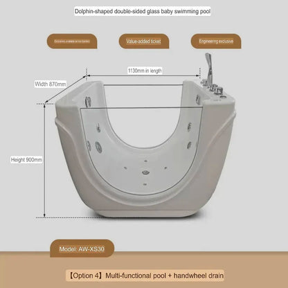 Grenzüberschreitende Acryl-Kinderbecken, Baby-thermostatische Puppenbadewanne, kommerzieller Mutter-und-Kind-Laden