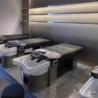 Ganzkörpermassage-Haar-Spa-Elektro-Wasserkreislauf-Shampoo-Bett für Friseursalon