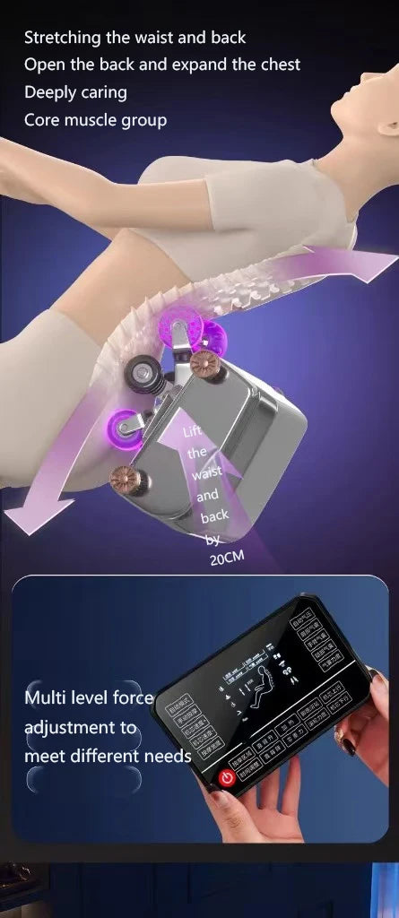 Massagesessel Luxus 4D Zero Gravity Leiser Körper-Spa-Massage Voll intelligente elektrische Haushalts-SL-Doppelgleis-Luxussofa