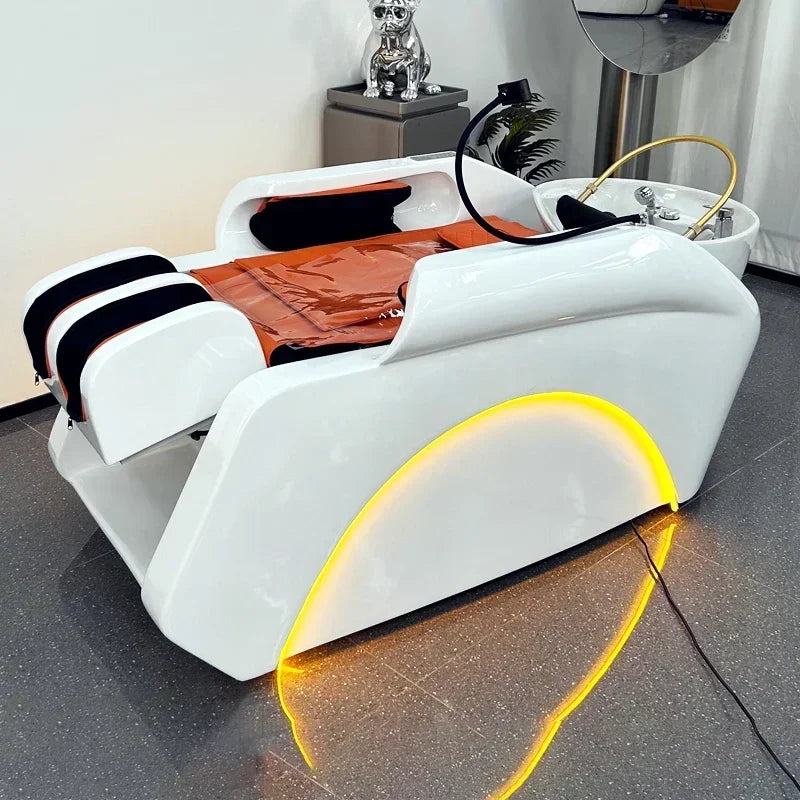 Nordic Hair Spa Massagebett, Salon-Frisierstühle, Maschine, Shampoo-Rückspüler, Kopfhautwasser, Friseur, Mobiliar, Friseurausstattung, Lagerbestand