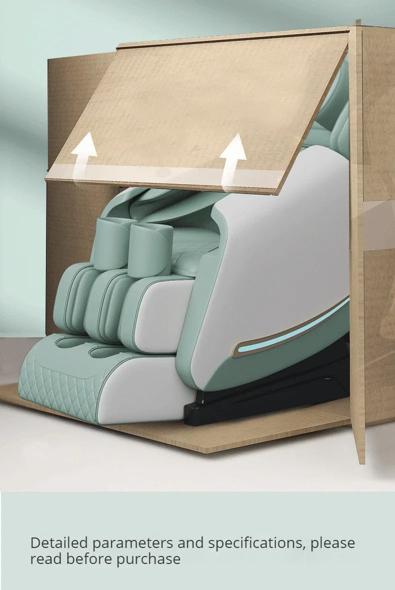 2025.China Best 0 Gravity Electric 3d 4d Sl Track Salon Massage Chair Full Body Bed