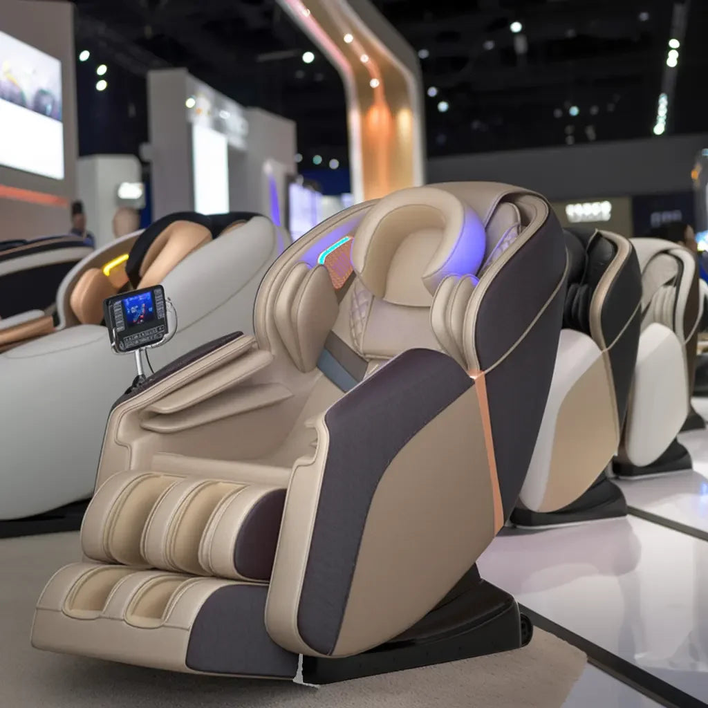 Full Body Zero Gravity Shiatsu Massage Chair 4D With Built-in Heat and Air Massage System