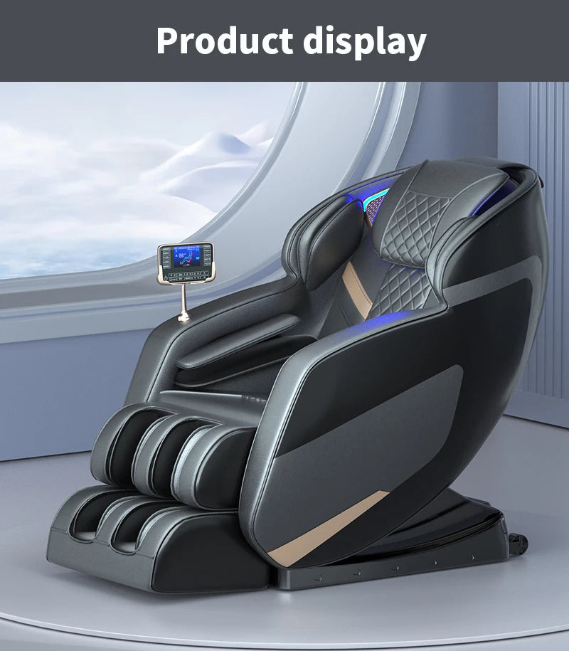Großhandel Smart Luxus Spa 6D Zero Gravity Ganzkörper Shiatsu Luftdruck Tragbarer Klappbarer Massagesessel
