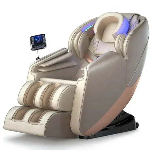 Luxus-Weltraumkapseln PU-Leder 8D-Festpunkt Intelligenter bester Ganzkörper-Massagesessel mit Musikfunktion und Körpergesundheitspflege