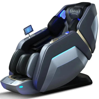 2026 Neuer 4D-Zero-Gravity-Massagesessel Ganzkörper-Sprachsteuerung Rückenheizung Airbags Bluetooth-Lautsprecher Fortschrittliches Entspannungsgerät