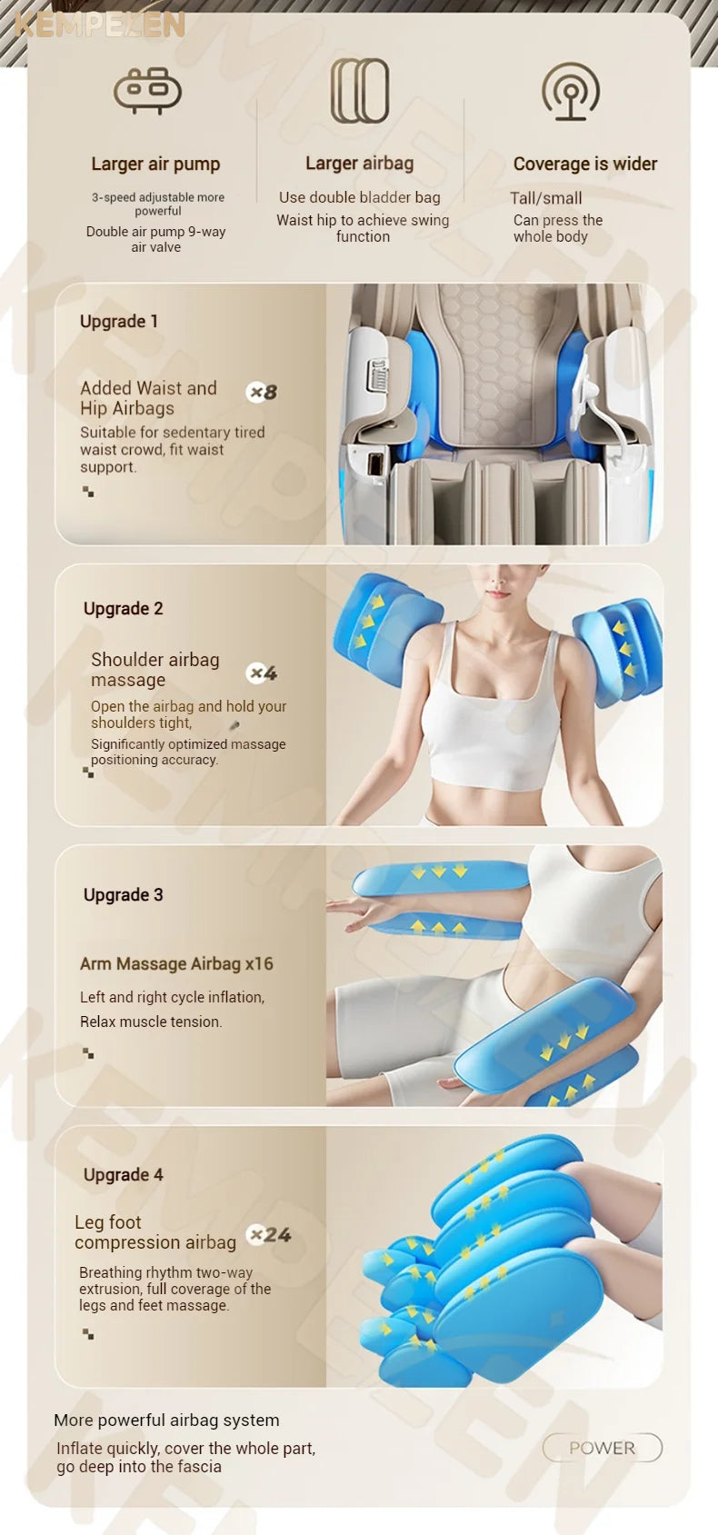Flaggschiff 4D+3D Dual-Core Smart Massagesessel | KI-Zielerkennung & 149cm SL-Schiene | 6 Meditationsmodi & Zero Gravity Rocking